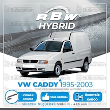 Rbw Hybrid Volkswagen Caddy 1995-2003 Ön Silecek Takımı - Hibrit