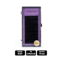 Ocean 0.07c Natural Kıvrım 11 Mm Soft Eyelash Doğal İpek Kirpik 16'lı