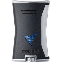 Colibri Tek Torch Pürmüz Siyah-gümüş Slim Puro Çakmağı