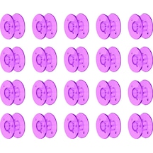 Plastik Şeffaf Renkli Dikiş Makinesi Makaralar Ev Dikiş Aracı Dikiş Makinesi Purple 10 Pcs