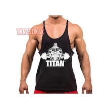 Tarzsokak Gym Tank Top Fitness Sporcu Atleti Gym36 Siyah
