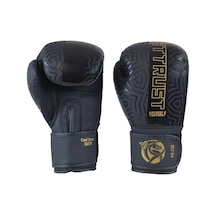 30213 L Cool Lime Iı Hakiki Deri Boks Eldiveni Muay Thai Siyah 12 Oz