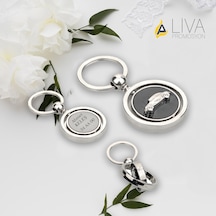 Araba Figürlü Metal Anahtarlık