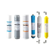 Aquafly Su Arıtma Filtresi Çift Karbonlu 6Lı Takım Arıtıcı (539972357)