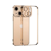 Ally Fashion Series iPhone Uyumlu 13 Mini 5.4inç Kılıf Renkli Kenar Lazer Çerçeveli Silikon Kılıf- 5775 Mh-hs6730-1556