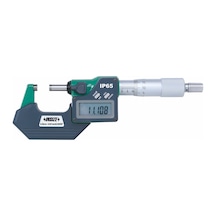 Insize 3108-100a Dijital Mikrometre Üç Tuşlu, Ip54 75-100mm - 0.001mm