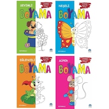Martı Süper Boyama Kitabı Seti 4 Kitap A5 Boy
