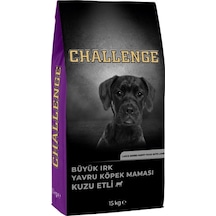 Challenge Kuzu Etli Büyük Irk Yavru Köpek Maması 15 Kg