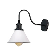 Rsylight Retro Siyah Beyaz Metal Modern Dekoratif Rustik Aplik