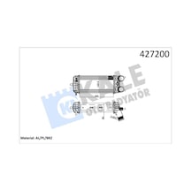 Kale 020cac140 Turbo Radyatörü Ford Courier 14 1.5 Tdci Jt76 6k775 Da-jt76 6k775 Ba