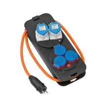Brennenstuhl Camping Serisi 2xcee + 3x 230v Soketli Energy İstasyonu H07rn-f 3g2.5 1.5 Metre Kablolu Uzatma Priz