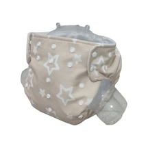 Bezhane Baby Yıkanabilir Bebek Bezi Cepli Yıldızlı Kapiçino 15kg