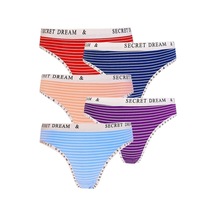5Li Kadın Pamuklu Secret Bikini Külot Iç Çamaşırı Kaliteli Diana-M-L-Karışık Çok Renkli