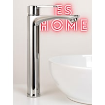 Eskaya Krom Çanak Lavabo Bataryası Musluğu Premium Çanak Banyo Lavabo Bataryası Krom