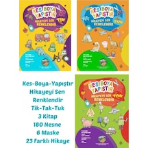 Kes Boya Yapıştır Hikayeyi Sen Renklendir- Tik Tak Tuk