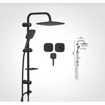 Lüx Siyah Robot Duş Yağmurlama 5 Yıl , Diğer