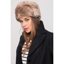 Kadın Cossack Kalpak Kürklü Suni Kürklü Kar Şapkası