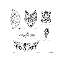 Vahsi Kanat Spray Tattoo İle Geçici Dövme Yapma Seti