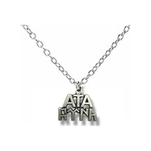 Atatürk Figürlü Ve Göktürk Alfabesi Türk Yazılı Kolye Gümüş Renk Unisex Metal Takı Çok renkli