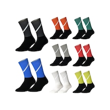 Youtek Nylon Spor Çoraplar: Yüksek Yansıtıcı, Antipatlama, Ter Emici, Gece Bisiklet/running İçin, Orta Boy, Unisex Gri