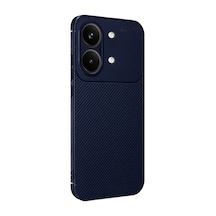 Xiaomi Poco X8 Pro Max Uyumlu Auto Focus Karbon Kapak - Lacivert