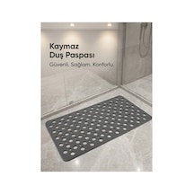 Buççin Online Mağaza Vantuzlu Silikon Bubble Banyo Paspası Duş Kaydırmazı 36x66 Vantuzlu Banyo Paspası Polipropilen Orta Çok Renkli