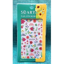 5d-k100 Kabartmalı Tırnak Stıcker
