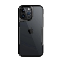 Apple İphone 15 Pro Kılıf Boyi Silikon Kapak - Siyah