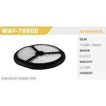 Winkel Waf-78B00 Winkel Hava Filtresi Tico 95-02 0.8 48Hp 519279275