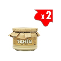 Laçoko Şekersiz Vegan İnce Öğütülmüş Susam Tahin Cam Kavanoz 2 x 275 G