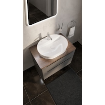 Bocchı Sottıle Slım Lıne 1600-001-0126 Batarya Banklı Oval Lavabo Beyaz