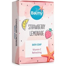Balmy Çilek Limon Esanslı Katı Sabun 110g 5 Adet Diğer