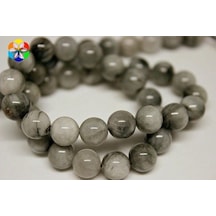 Kartal Gözü Taşı YARIM Dizi 8mm (18cm uzunluğundadır)