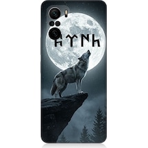 Xiaomi Redmi K40 Uyumlu Ay Altında Kurt Ulusu Desenli Silikon Kılıf Çok Renkli Xiaomi Redmi K40 Uyumlu Ay Altında Kurt Ulusu Desenli Silikon Kılıf Çok Renkli