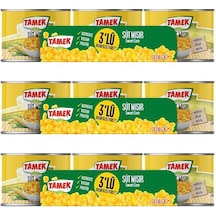 Tamek Mısır Konservesi 3x210 Gr X 3 Adet