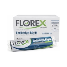 Florex Endüstriyel Çöp Torbası Büyük Boy 10'lu 25'li Paket