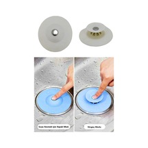 Mutfak Gider Tıpası Lavabo Küvet Tıkacı Lavabo Süzgeci Yeni Ürün Beyaz Silikon Diğer