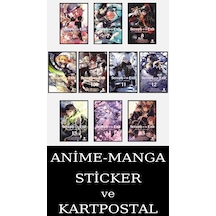 Seraph Of The End 6-7-8-9-10-11-12-13-14-15 Manga Seti 10 Kitap /anime-manga Sticker Ve Kartpostal