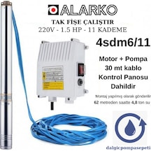 Alarko 4Sdm6 11 Dalgıç Pompa Set Halinde - 30 Mt Kablolu - Panolu Alarko 4Sdm6 11 Dalgıç Pompa Set Halinde - 30 Mt Kablolu - Panolu