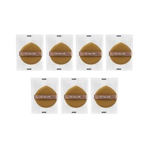 Suntek 7 Pufları, Makeup Puff Aleti Çantalı-kahverengi