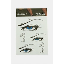 Göz - 245 - Tattoo Dövme - Kmrsfres - Sticker Beyaz