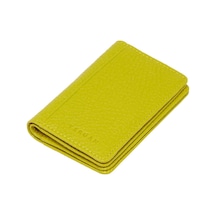 Tergan Açık Yeşil Deri Unisex Kredi Kartlık - S1kk00001601-t7a Yeşil