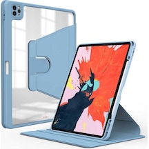 Apple Uyumlu iPad Pro 12.9 2022 M2 Kılıf Zore Nayn Dönebilen Standlı Kılıf Kapaklı Kılıf