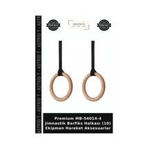 Premium Mb-54014-4 Jimnastik Barfiks Halkası 10 Ekipman Hareket Aksesuarlar Çok Renkli