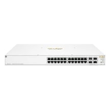 Hp Aruba Instant On, Jl684b, 1930-24g, 24port, Gigabit, Poe 370w, 4 Port Gigabit Sfp, Yönetilebilir, Rack Mount Switch