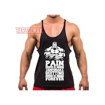 Tarzsokak Gym Tank Top Fitness Sporcu Atleti Gym25 Siyah