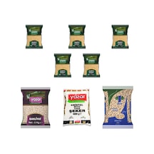 Yazar Fasulye 5 KG + Toz Şeker 5 KG +Nohut 5 KG + Aşurelik Buğday 5 KG