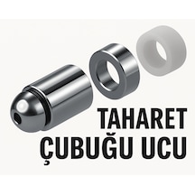 Taharet Çubuğu Uyumlu Plastik Krom Uç Dayanıklı, Şık Ve Kolay M