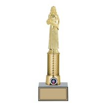 Odak Kupa - Genel Kupalar - Gn-098 A - 32 Cm Altın - Beyaz
