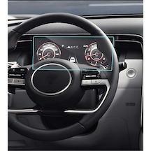 Hyundai Tucson 2022-2024 Dijital Gösterge Ekran Koruyucu - Kırılmaz Şeffaf Nano Teknoloji
